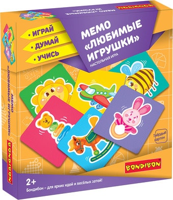 Развивающая игра Bondibon Мемо Любимые игрушки ВВ3910