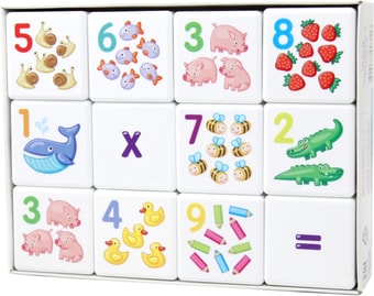 Кубики Десятое королевство Кубики для умников. Арифметика 00711