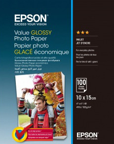 Фотобумага Epson Value Glossy Photo Paper 10х15 183 г/м2 100 листов [C13S400039]