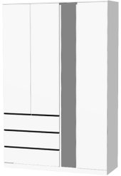 Шкаф распашной Mebelain Варма Stor 144 (белый)