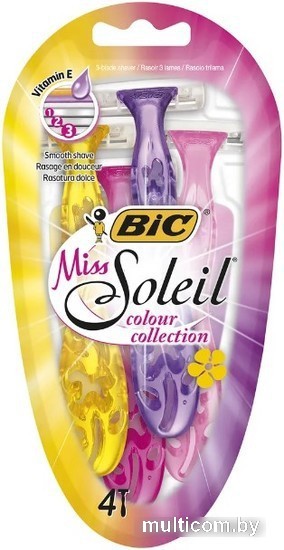 Бритвенный станок BIC Miss Soleil Colour (4 шт)