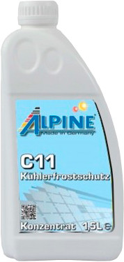 Антифриз Alpine Kuhlerfrostschutz C11 0101141B (1.5л, синий)