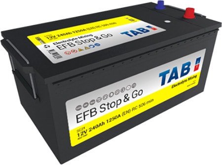 Автомобильный аккумулятор TAB EFB Stop&Go SG24 (240 А&middot;ч)