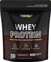 Протеин сывороточный (изолят) 1WIN Whey Protein (шоколадный пирог, 900г)