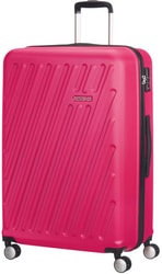 Чемодан-спиннер American Tourister Hypercube Pop Raspberry 66 см