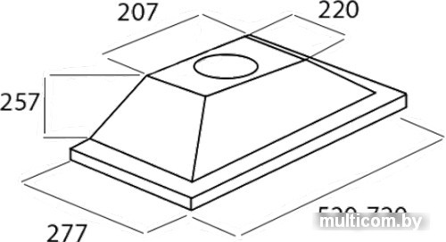 Кухонная вытяжка Rodmans HB 5200 IX