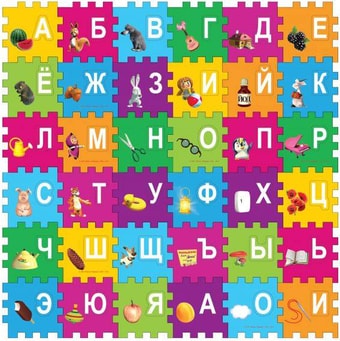 Коврик-пазл Играем вместе Маша и медведь FS-ABC-03-MM