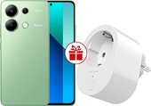 Смартфон Xiaomi Redmi Note 13 8GB/512GB с NFC международная версия (мятно-зеленый) и Xiaomi Smart Plug 2 Wi-Fi по акции