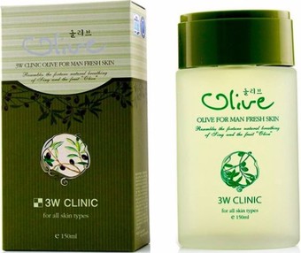 3W Clinic Тонер для лица Olive for Man Fresh Skin 150 мл