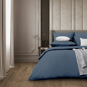 Постельное белье Verossa Stripe Sapphire 1.5сп VRT 1588 70308 ST13 23