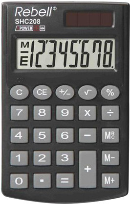 Калькулятор Rebell RE-SHC208 BX (черный)