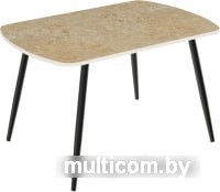 Кухонный стол ВВР Пластиковый 110x70 (аламбра/подстолье конус черный)