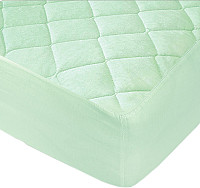 Защитный наматрасник Vegas Protect Cotton S1 100x200 (фисташковый)
