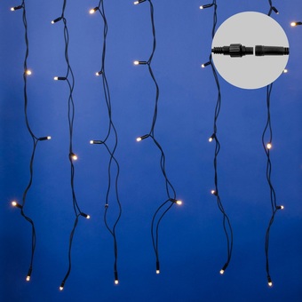 Световой дождь Uniel ULD-C2030-240/TBK WARM WHITE IP67 UL-00003938