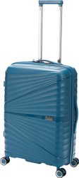 Чемодан-спиннер Torber Nevo T2207M (синий)
