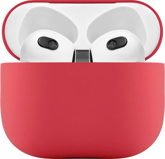 Чехол uBear Touch Case (для AirPods 3, красный)
