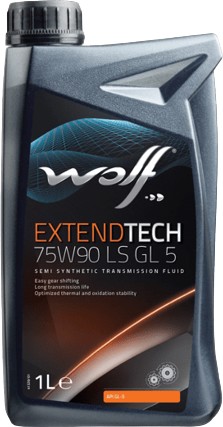 Трансмиссионное масло Wolf ExtendTech 75W-90 LS GL 5 1л