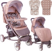 Коляска прогулочная «книга» Lorelli S300 2019 (бежевый)