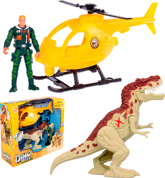 Экшен-фигурка Chap Mei Охота на Тираннозавра на вертолете 542084