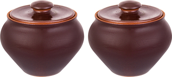 Набор горшочков Elan Gallery TerraCotta 570151