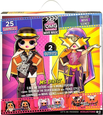 Кукла-сюрприз L.O.L. Surprise! OMG Movie Magic Doll Ms.Direct 577904EUC