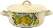 Кастрюля Лысьвенские эмали Фруктовая фантазия С-16072/4КмЭ