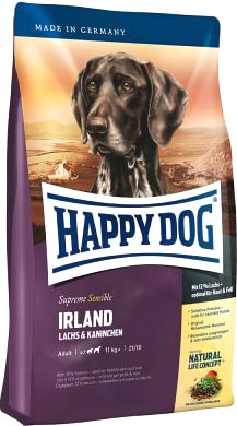 Сухой корм для собак Happy Dog Supreme Sensible Irland Lachs&Kaninchen 12.5 кг