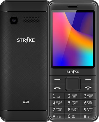 Мобильный телефон Strike A30 (черный)