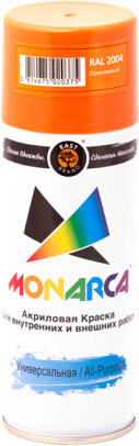 Краска Monarca Универсальная RAL 2004 0.4 л (оранжевый)