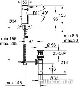 Смеситель Grohe BauClassic 32864000