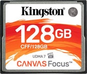 Карта памяти Kingston Canvas Focus CFF/128GB CompactFlash 128GB