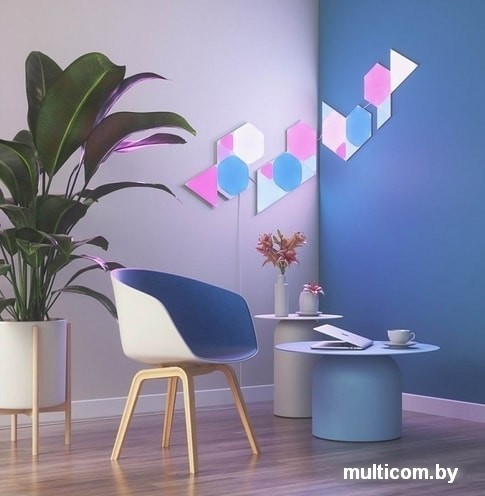 Светодиодная панель Nanoleaf Shapes Mini Triangles NL48-1001TW-10PK