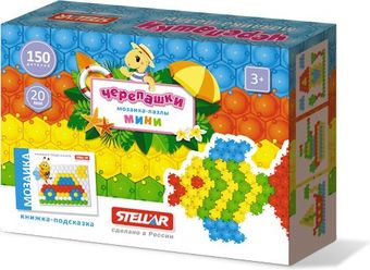 Развивающая игрушка Stellar Мозаика Черепашки 01044