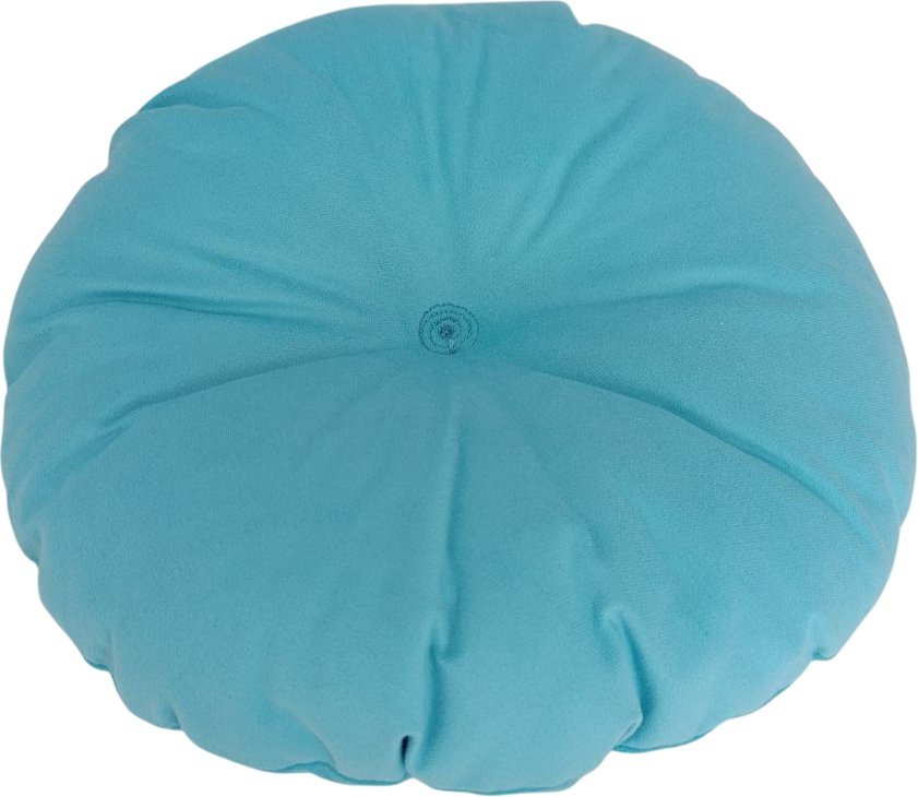 Декоративная подушка Sled Круглая 40x40x10 (бирюзовый)