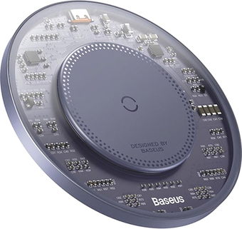 Беспроводное зарядное Baseus Simple 2 Wireless Charger 15W CCJJ050005 (фиолетовый)