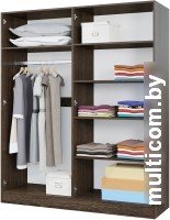 Шкаф распашной Горизонт Лайн/Леси 4х ств. (кантер/сонома)