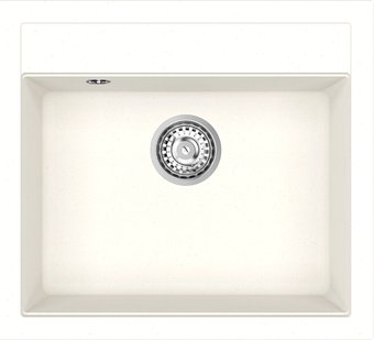Кухонная мойка Aquasanita Rock SQR 101 710 AW (белый)