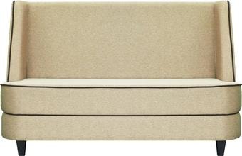 Диван Brioli Рико двухместный (рогожка, J1 кремовый)