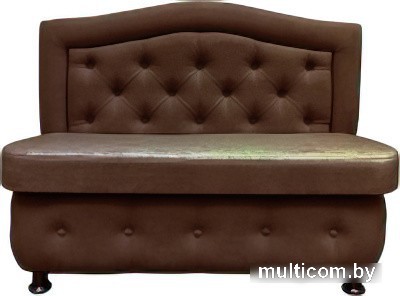 Диван Bravo Мебель Миранда 3 1.2 (микровелюр, симпл 45 коричневый)