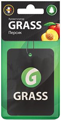 Grass Картонный ароматизатор, персик ST-0402