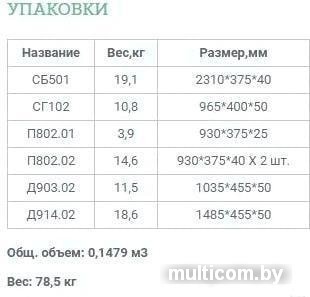 Шкаф-витрина Уют Сервис Гарун-К 502.05 (дуб сонома)