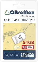 USB Flash OltraMax 330 64GB (белый)