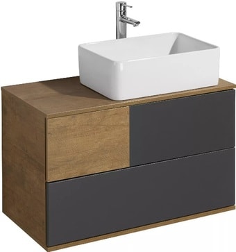 Мебель для ванных комнат Акватон Тумба с умывальником Терра 85 1A2472K1TEKA0