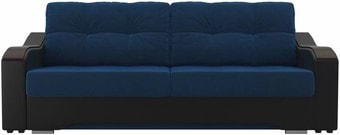 Диван Лига диванов Браун 102165 (синий/черный)
