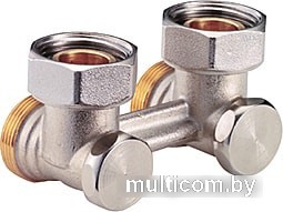 Запорная арматура Giacomini Узел нижнего подключения угловой для двухтрубных систем R388X002