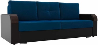 Диван Лига диванов Мейсон 102137 (синий/черный)