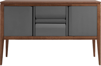 Тумба Гомельдрев Аспен ГМ 1624 Дуб (антрацит/табак)