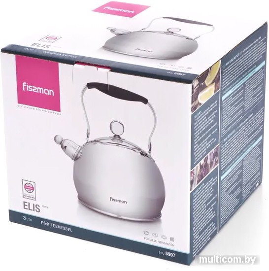 Чайник со свистком Fissman Elis 5907