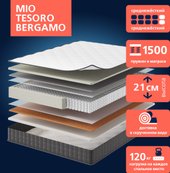 Матрас Mio Tesoro Bergamo 180x190 (джерси трикотаж)