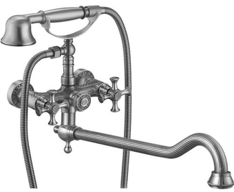 Смеситель ZorG A 7001WDN-SL (серебристый)